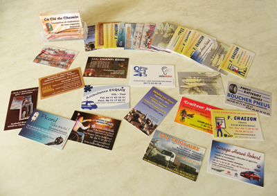 Cartes de visites/commerciales